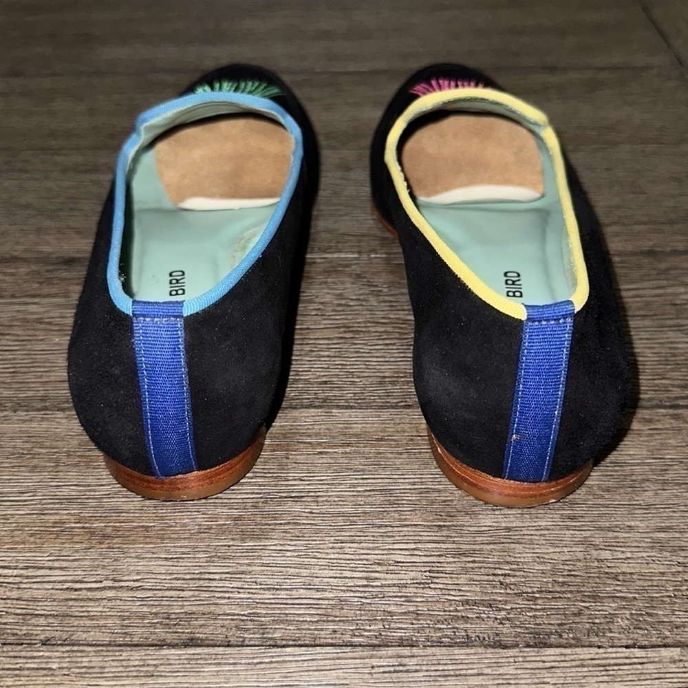 Blue Bird suede embroidered tassel loafers - Picture 6 of 10